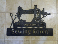 Personalized Sewing Room Sign | Laser Cut | Any Name Available