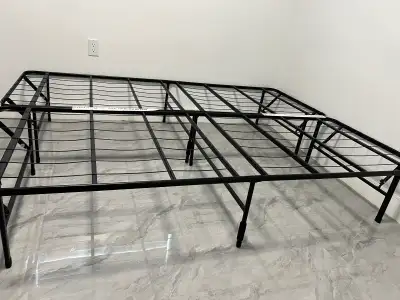 Zinus SmartBase Queen Bed Frame and Memory Foam Mattress - New., View more