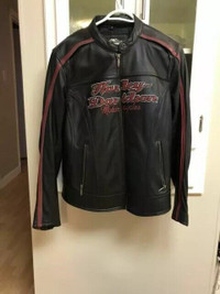 Womens Leather Harley Davidson Riding Jacket size 1X