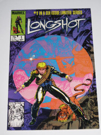 Marvel Longshot#'s 1,2,3,4,5 & 6 1st appearance!! comic book