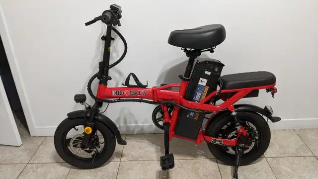 PETIT VÉLO ÉLECTRIQUE 400W, MOTEUR 48V. BATTERIE 25Ah, ROUES 14" in eBike in Drummondville - Image 2