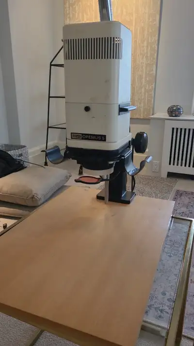 This is a MEOPTA Opemus 5 B&W enlarger for a dark room. Made in Czechoslovakia. Has European plug. S...