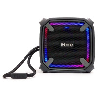 iHome Weather Tough Portable Bluetooth Speaker with LED