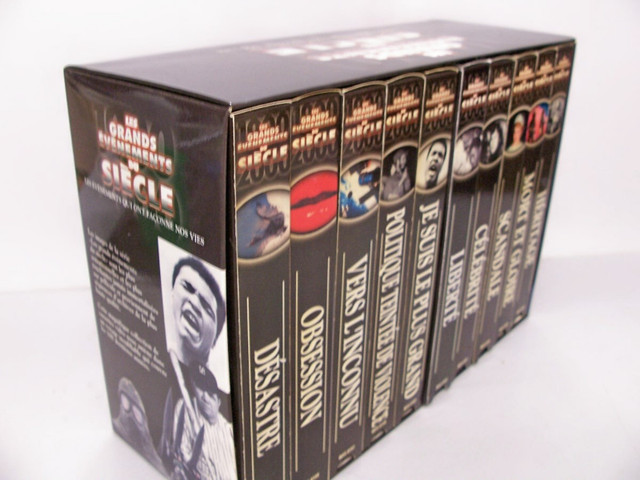 Coffret VHS LES GRANDS ÉVÈVEMENTS DU 20e SIÈCLE dans CD, DVD et Blu-ray  à Laval/Rive Nord - Image 4