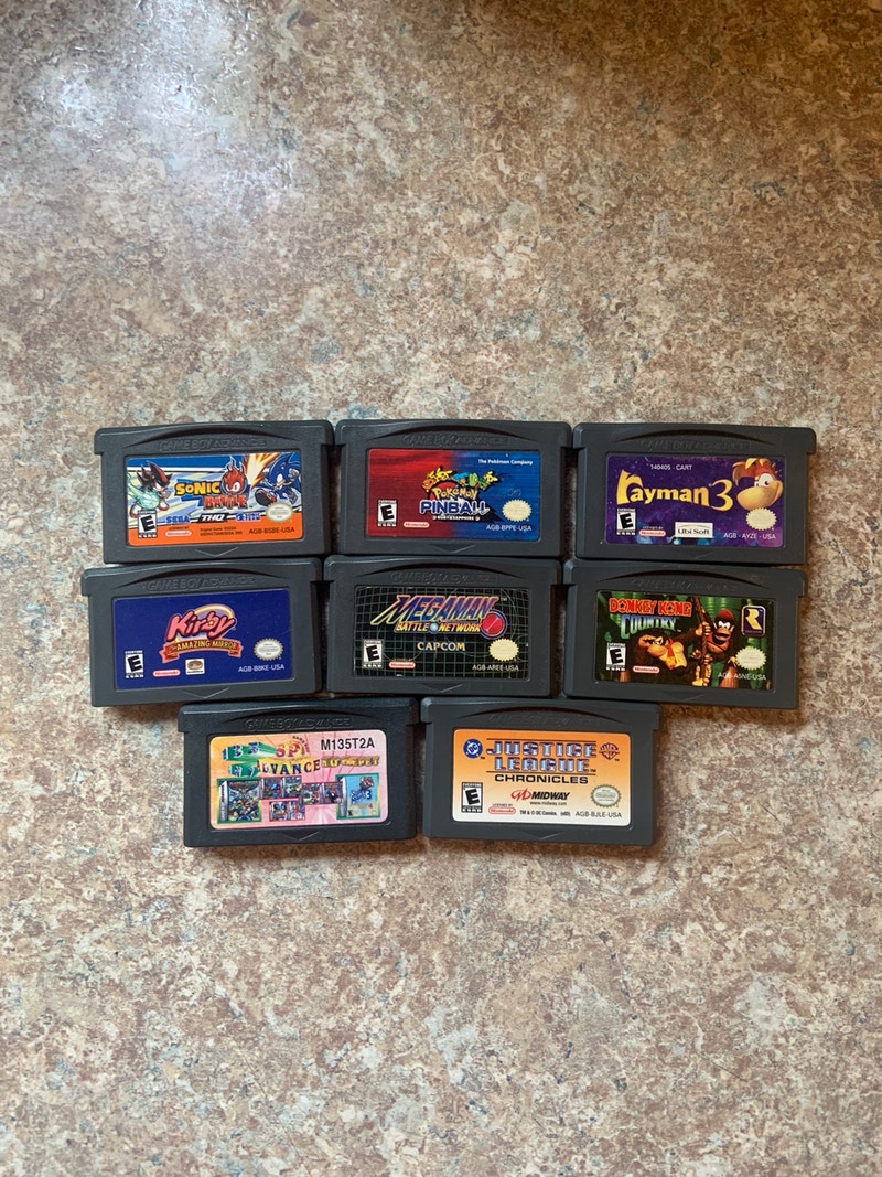 Game Boy Advanced Games (Mega Man, Kirby, Pokemon…) Older Generation City of Toronto Kijiji