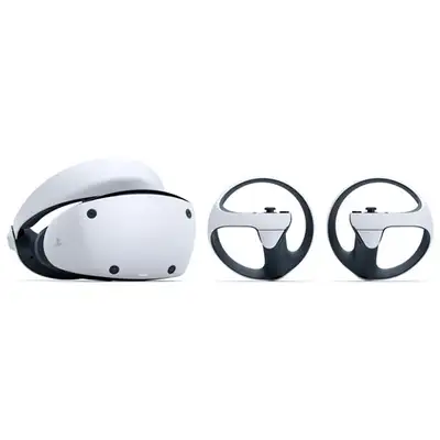 Sony PlayStation PS VR2 + charging dock controllers missing code, View more