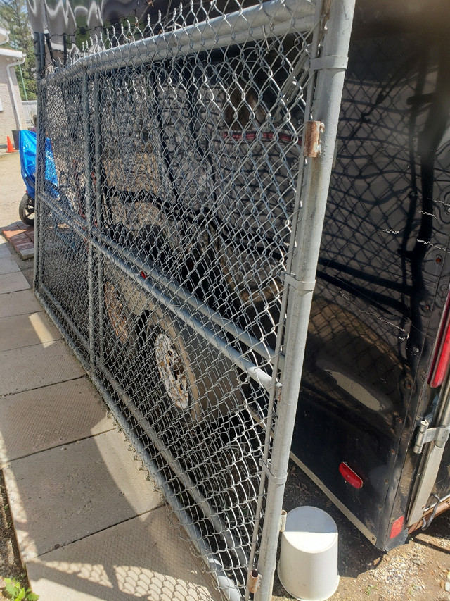 For sale, chain link fence panels & gates. Decks & Fences Regina