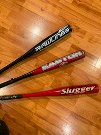 3 alloy baseball bats