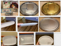 ASSORTED SERVING TRAYS/DISHES FOR SALE! VARIOUS KINDS !