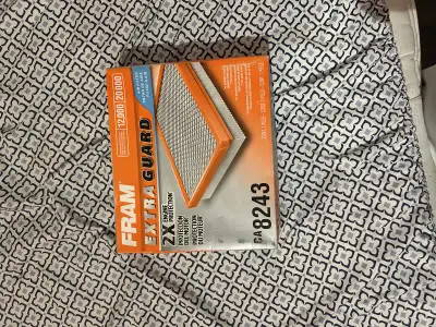 Selling CA8243 filter as i no longer own a vehicle this fits. $5 never used