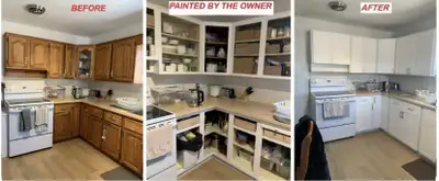 Give your kitchen a fresh, new look with this cabinet update and reface project, which features rene...