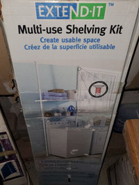 Multi-use shelving kit