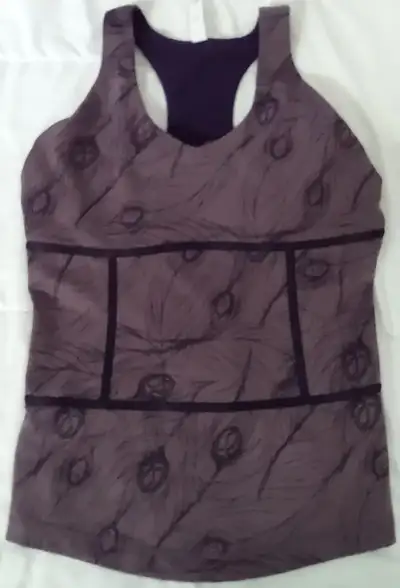 Purple Lululemon yoga top., View more