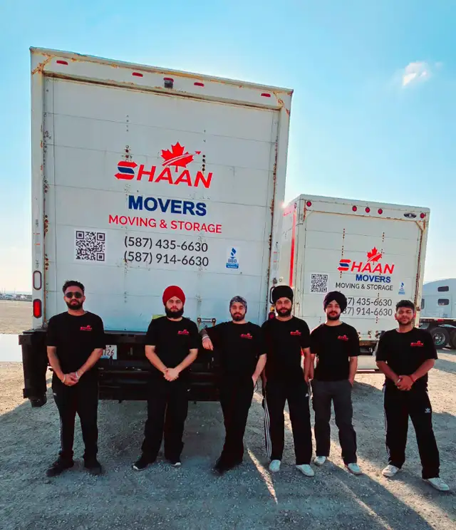 SHAAN  MOVERS  CALGARY MOVING STARTS FROM $90 HOURLY63284942800129122