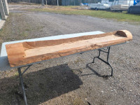 Tiki Bar Top or Bench - One of a kind! Hand carrved L 6 1/2 " x 