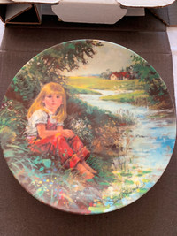 Dominion China Collectors Plate #6966B  "A Quiet Moment"