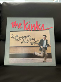 THE KINKS "Give the people What they Want" vinyl record LP