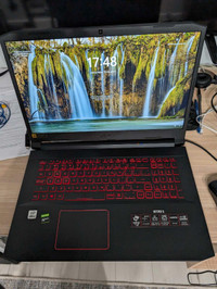 Acer Nitro5 game laptop 17in 16GB GTX1650