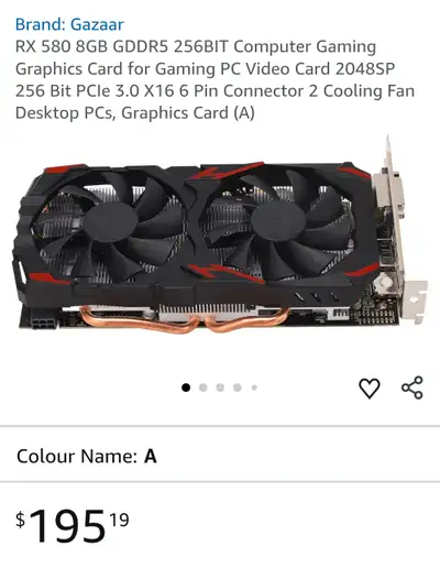 Brand new. It's a generic third-party implementation, not an official AMD reference model (uses AMD...