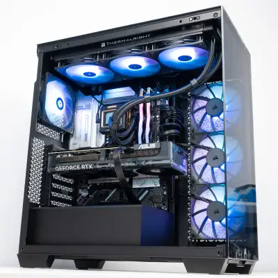 RTX 5090 Desktop PC - AMD Ryzen 9 9950X3D | 64GB RAM | 2TB SSD, View more