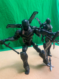 G.I.JOE Sigma Six Set of 2 Snake Eyes Figures