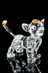 SWAROVSKI Crystal DISNEY Figurine  ~  LION KING  ~  SIMBA  ~