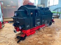Large collection, G scale, trains engines, cars, track equipment