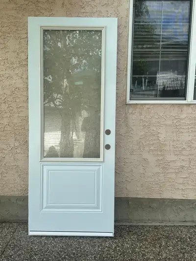 32”x80” New Exterior Metal Door 