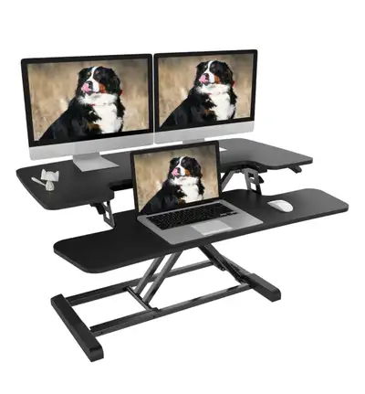 FLEXISPOT Standing Desk Converter - 35 Inch Height Adjustable St, View more
