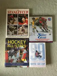 Wayne Gretzky Book and 3 NHL History Books