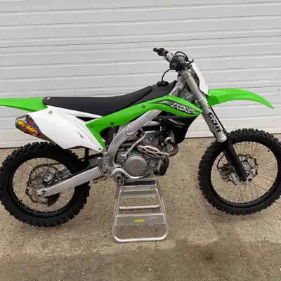 Selling my 2016 Kx 450. Bike is in great shape with low hours. Aftermarket FMF exhaust and good tire...