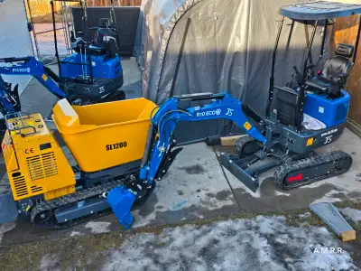 New 2025 Rippa R10 Eco and new 2025 SD Lanch SL1200J Mud Buggy/Mini Dumper Combo. This pair of compa...