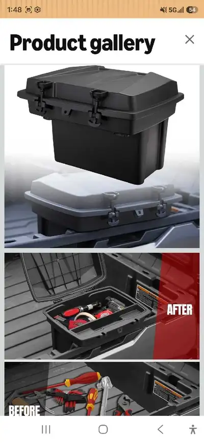 UTV Cargo Bed Storage Box, View more
