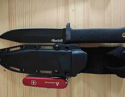 Cold Steel SRK in SK5 survival knife, View more