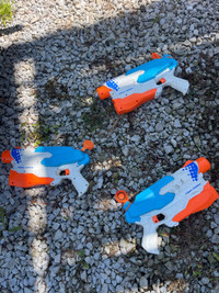 Super soakers and rip stick toys. Battery operated 