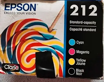New! GENUINE Epson 212 Black & Colour Combo Ink Pack, View more