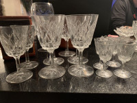 10 high quality Crystal wine glasses 