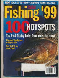 ORIGINAL OUTDOOR CANADA FISHING '99 MAGAZINE 100 HOTSPOTS