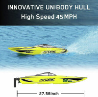 RC 2.4G RTR Brushless Atomic High Speed Racing Boat 42mph 60km/h