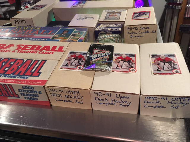 HOCKEY CARDS 1990-91 UPPERDECK HOCKEY SET $30 +More for $5!! in Arts & Collectibles in Winnipeg - Image 3