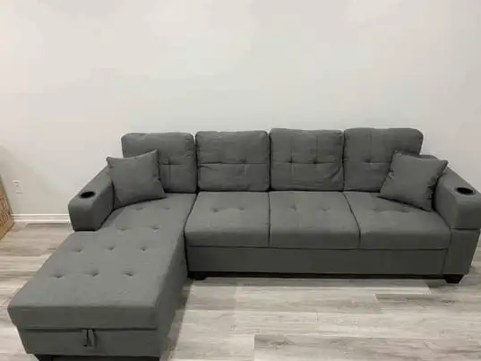 Must GO!! 4 Seater Sectional Sofa with Storage and Cupholders628632735479051215