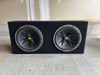 12” KICKER SUBWOOFER W/ amp