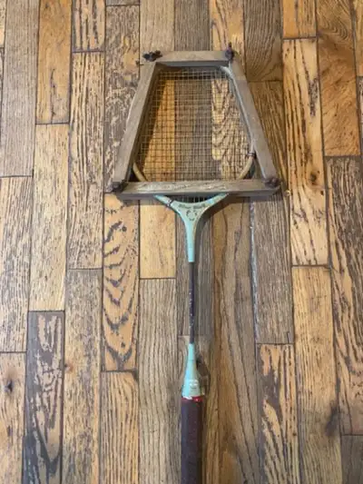 Vintage: Wooden Rackets  Badminton and Tennis, View more