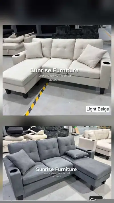 3 seater sectional sofa new couch L shape sofa couch, View more