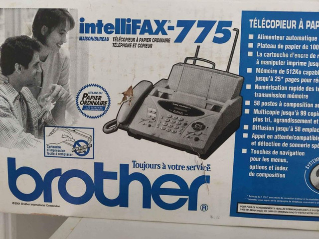 téléphone/fax dans Téléphones résidentiels et répondeurs  à Edmundston