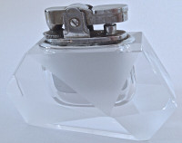 Vintage. Collection. Briquet de table Support en verre