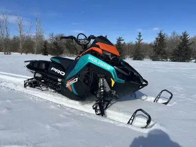 2023 Polaris PRO RMK Matryx Slash 850 155X2.75 Trenchers A-Arms Trenchers Brake Lever Mid Bars Buran...