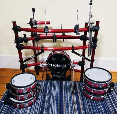 " Roland-V-Drum-Pad and Rack Kit - Or Part Out", View more