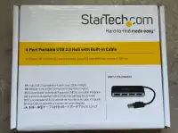 NEW StarTech.com 4 Port USB 2.0 Hub