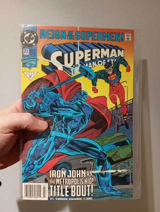 SUPERMAN THE MAN OF STEEL #23 REIGN OF THE SUPERMEN DC Comic J